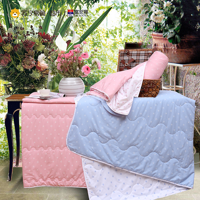 富安娜家纺空调被夏被玻璃球