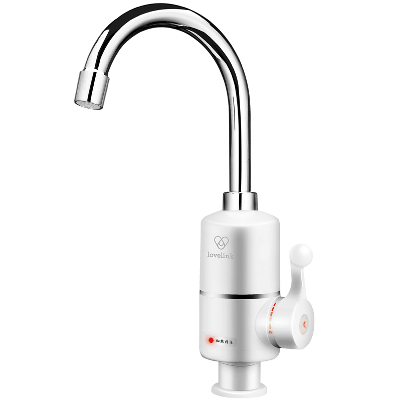 热恋（LoveLink）电热水龙头 速热小厨宝 即热式电热水器 冷热厨卫两用 DF01大弯（下进水款）