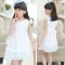 2017新品夏季女童连衣裙小女孩新款夏装格子韩版宝宝公主裙背心裙儿童裙子可爱卡通简约小清新连衣裙夏天 80cm 9916粉色