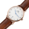 丹尼尔惠灵顿（DanielWellington）手表DW女表34mm金色边皮带女士石英手表带日历1130DW
