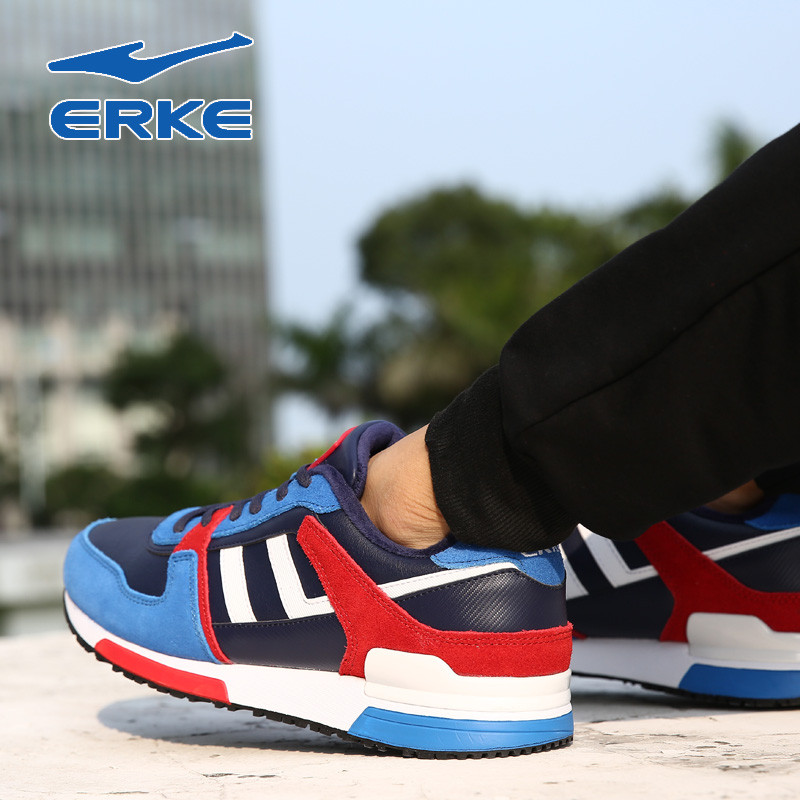 鸿星尔克erke男鞋跑步鞋正品网面透气春夏运动鞋百搭学生复古鞋休闲鞋51115420074