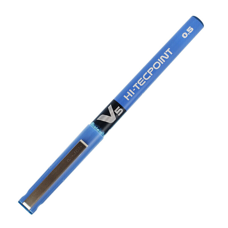 日本PILOT百乐BX-V5/V7水性笔针管走珠笔耐水性水笔 V5蓝色(0.5mm)