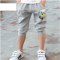 童装男童短裤夏季中大童运动七分裤男孩裤子儿童外穿2017新款韩版简约休闲日系夏季小男孩子短裤夏天 130cm 灰色骑士款短裤