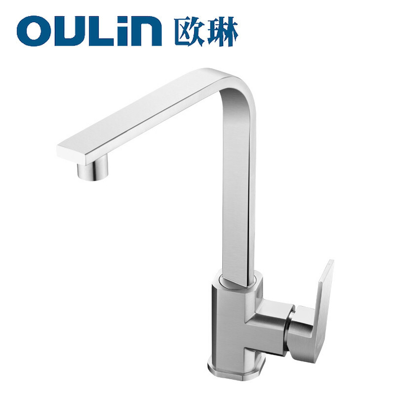 [苏宁自营]欧琳Oulin水槽+龙头套餐 不锈钢水槽 厨房水槽大双槽水槽龙头套装 厨房洗菜盆洗碗池OLWGQ001