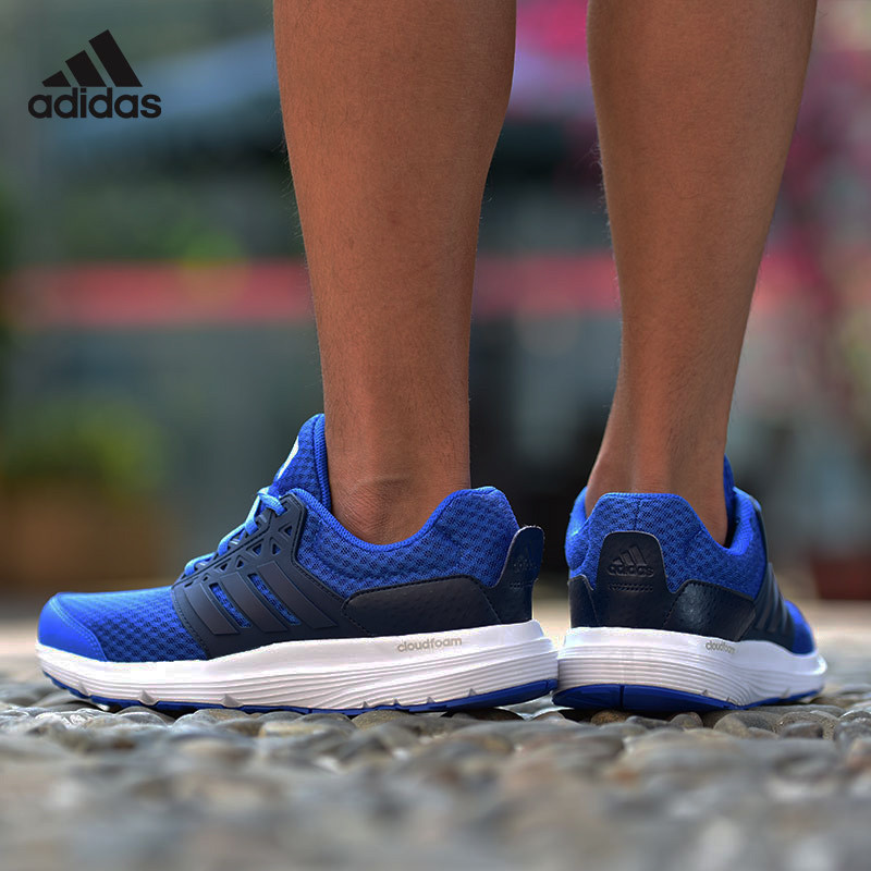 adidas阿迪达斯新款男子透气减震跑鞋AQ6540 AQ6540 42码