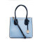 MICHAEL KORS 迈克·科尔斯女包 小锁头单肩包MK 硬 牛皮磁扣手提包 斜跨包 30S7SM9M2L 天蓝色