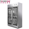 lecon/乐创洋博 双门 餐具消毒柜 立式配餐 商用消毒碗柜 大容量保洁柜 酒店食堂 公司大饭堂
