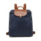 Longchamp/珑骧 尼龙折叠 双肩包 女包 水桶包 1699089 果酱紫色