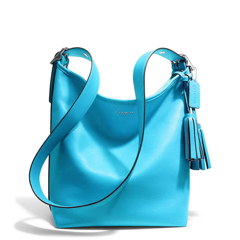 蔻驰（COACH）女包 莱格西Legacy牛皮单肩斜挎包 198891497254436270 浅蓝色