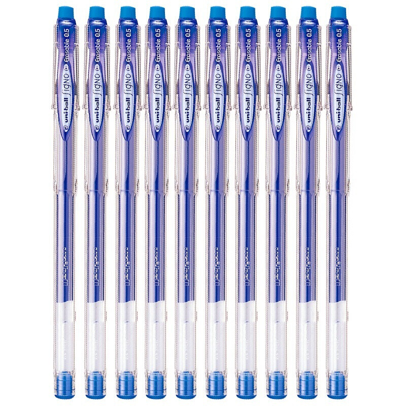 三菱（uni）可擦水笔UM-101ER可擦中性笔0.5mm 蓝色单支