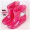 2017新品夏季儿童雨鞋卡通水晶防滑加绒两用雨靴小童大童幼儿园胶鞋男女童水鞋简约小清新多款多色可选 托马斯低筒无绒套 低筒24码内长15CM