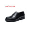 奥康男鞋商务男士正装皮鞋系带大码真皮鞋子男正品 黑色 42码