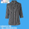 Mtiny夏季OL职业装女装套装裙夏装女士正装工作服条纹短袖衬衫套裙工装 L 黑条纹衬衫+裤