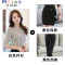 Mtiny夏季OL职业装女装套装裙夏装女士正装工作服条纹短袖衬衫套裙工装 XL 白条纹衬衫+裤+裙