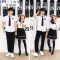 Mtiny学院风校服JK制服男女衬衫春夏装纯棉初高中学生水手服班服