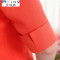 Mtiny夏季新款韩版修身女士小西服 短袖薄款短外套休闲小西装女潮_1 L 黑色