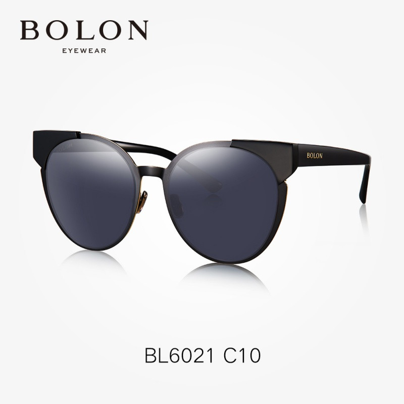 BOLON 暴龙太阳镜女 时尚墨镜 高清偏光太阳眼镜潮 BL60211_1 红色