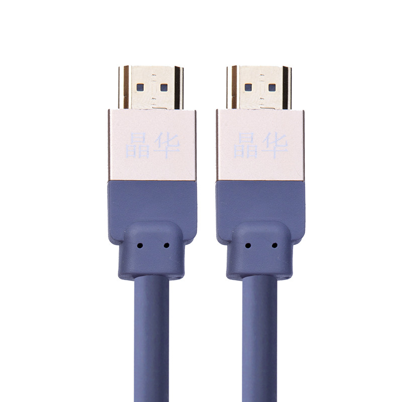 晶华 4K豪华HDMI线黑网 1.8米 1.8米