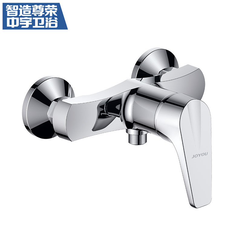 中宇(JOYOU)卫浴龙头精铜混水阀开关淋浴器单把双孔冷热混合出水花洒龙头淋浴混水阀陶瓷片阀芯 精铜混水阀