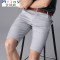 Mtiny高弹力休闲短裤男夏季超薄款5分中裤五分男裤子马裤大码_1_4 36 酒红色