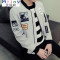 Mtiny男士春季2017新款春秋韩版休闲夹克春装学生帅气棒球衣服外套潮流 M J22黑色