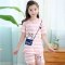 2017新品夏季儿童睡衣短袖女童女孩宝宝薄款家居服套装小孩大童装夏天简约小清新多款多色可选 160cm(20码【身高154-158cm】) 7182款