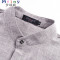Mtiny夏季亚麻衬衫男短袖宽松立领休闲衬衣爸爸装中年2017新款 195/XXXXL 8526米色