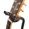 Gleam格利姆 民谣古典吉他架立式支架木吉他琴架子贝斯自动锁支架 黑色GMS-003BK