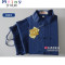 Mtiny春夏唐装套装男式衣裤休闲服纯棉中老年练功居士服手工盘扣包邮 185XXXL 深蓝色长袖套装
