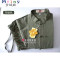 Mtiny春夏唐装套装男式衣裤休闲服纯棉中老年练功居士服手工盘扣包邮 180/XXL 军绿短袖套装
