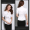新款上市】胖妹妹短袖雪纺衫韩版职业新款大码衬衫女修身女士蝴蝶结衬衣夏装 L（适合106-116斤） 黑色裙子