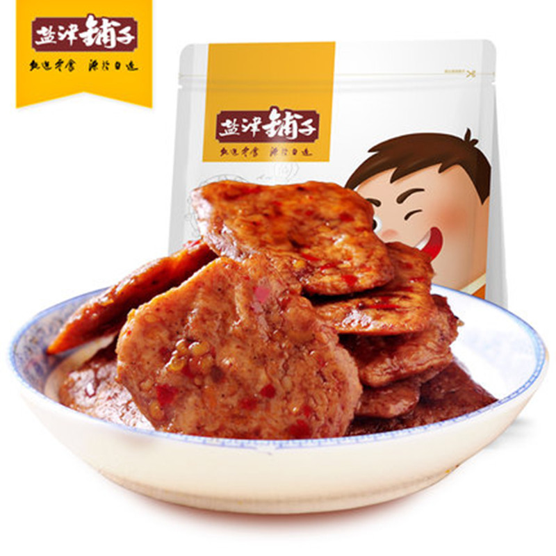 盐津铺子 休闲零食 素肉素食豆干豆皮辣条手撕风味豆筋麻辣牛肉味 168g