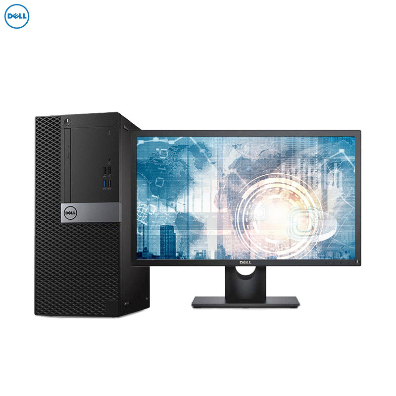 戴尔(DELL)商用Optiplex3050MT 台式电脑 23英寸显示器（i5-6500 4G 1T 2G独显 刻录)