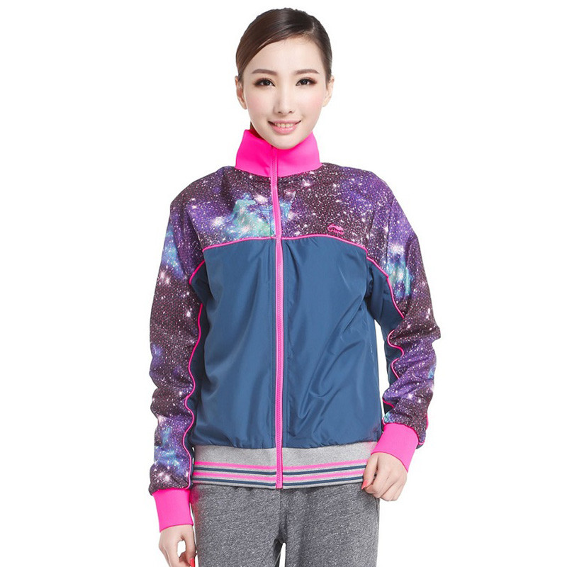 李宁LI-NING 运动生活系列 女子两面穿运动休闲夹克 AJDJ052-1 XXL