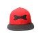 李宁新款男女儿童通用棒球帽鸭舌帽AMYL114 -3红色（L）