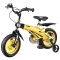 健儿可伸缩儿童自行车S1 经典款极光黄(后轮碟刹) 16寸