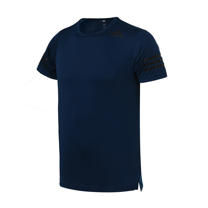 adidas阿迪达斯男子短袖T恤2018新款综合训练休闲运动服CE0861 蓝色BR4175 S