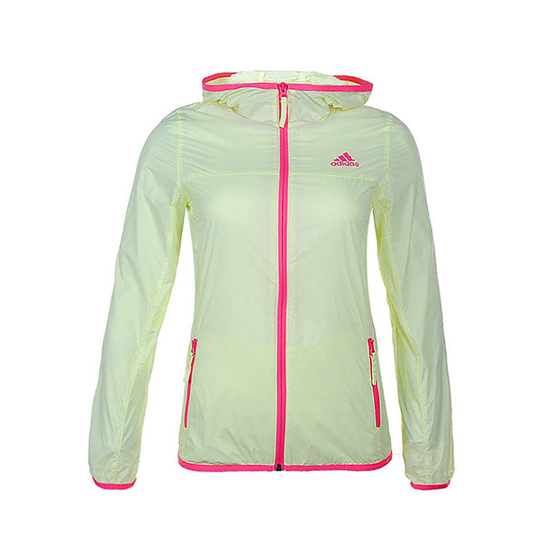 Adidas/阿迪达斯 女上装 时尚百搭运动防风皮肤衣梭织夹克外套 AH6648 L(170/92A) AH6648