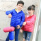 2017新款儿童羽绒棉服男女童轻薄外套棉衣外套秋冬中小宝宝童装 100cm 红色