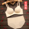 夏季一片式无痕内衣女文胸无钢圈聚拢性感小胸少女收副乳薄款胸罩套装 32/70C薄款 无钢圈肤色
