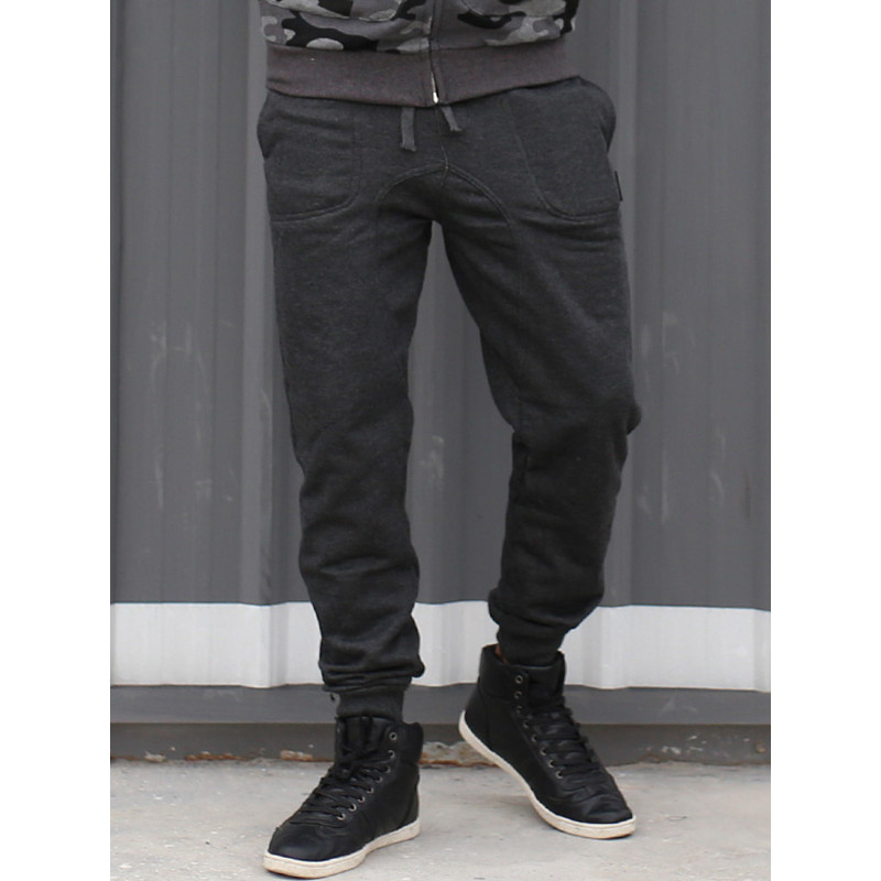 MIRACLE KILL新款修身纯色运动裤JOGGER PANTS慢跑束脚裤 XXL 灰色