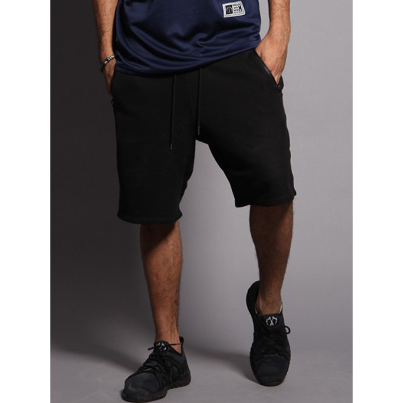 MIRACLE KILL2017夏季新款黑色宽松运动五分短裤防水拉链潮牌男装飞鼠裤 XL 黑色