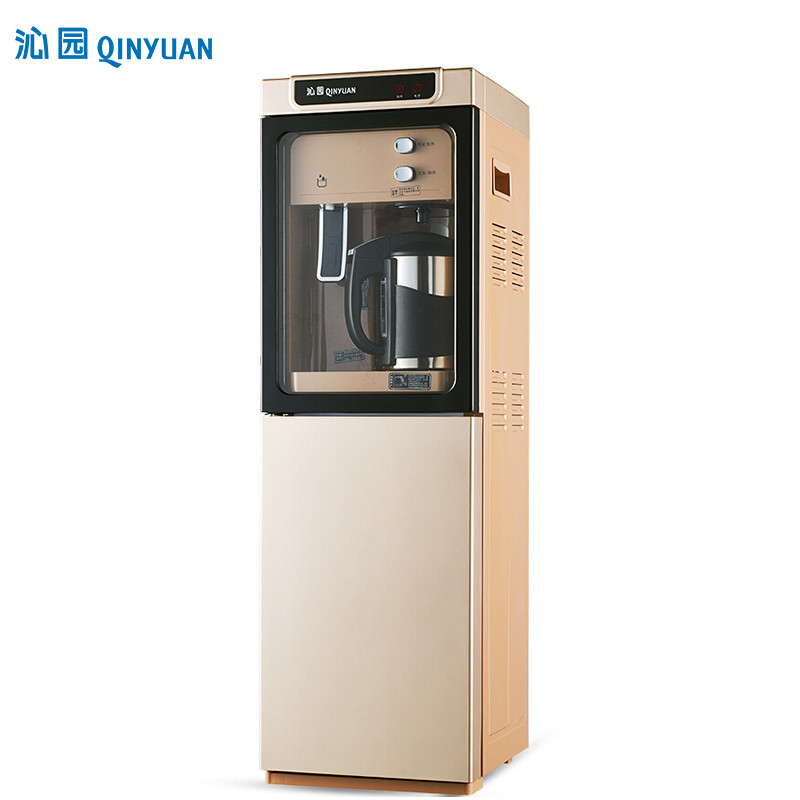 沁园（QINYUAN）柜式家用YLD8283S立式壶式沸腾 双门防尘冷热型饮水机