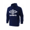 茵宝UMBRO2017新款男装运动休闲连帽卫衣运动服 UCB63253 M 深蓝色