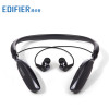 Edifier/漫步者 W360BT新款时尚蓝牙无线可通话挂颈入耳式耳机 炫墨黑色