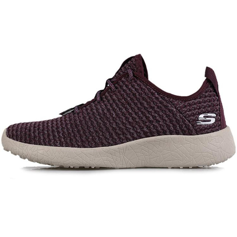Skechers/斯凯奇 女鞋 秋季新款编织透气跑步鞋运动休闲鞋12789-PLUM 12789-PLUM 36/23/6