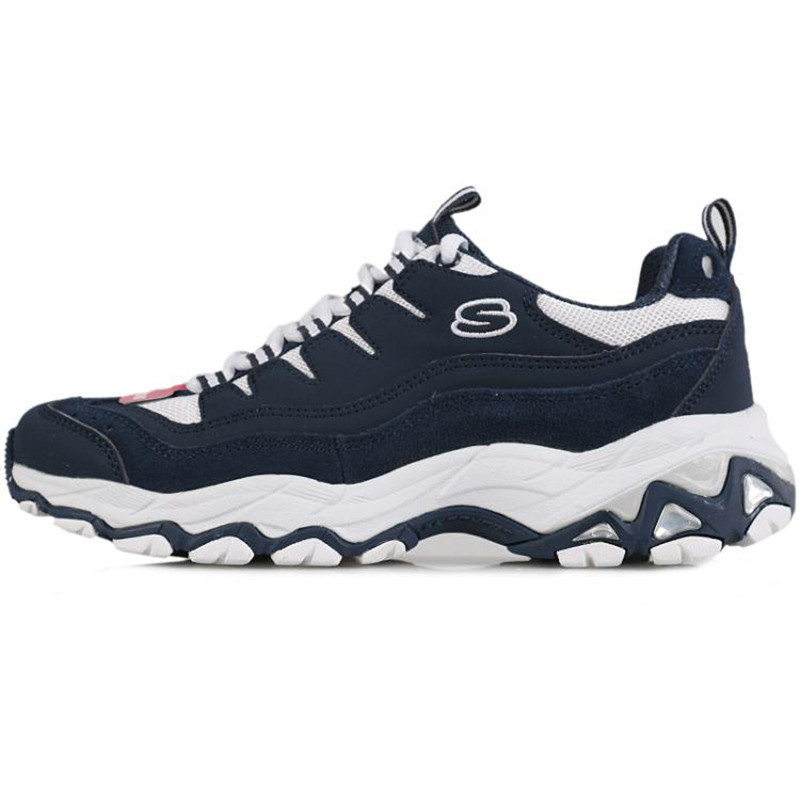 Skechers/斯凯奇 D’lites女鞋黑白熊猫鞋休闲跑步鞋66666042-NVW 66666042-NVW 35/22/5