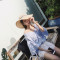 828新款美美的夏夏夏装新品一字领吊带衬衫女夏百搭休闲显瘦上衣女装