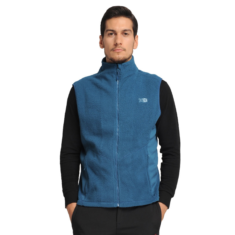 凯瑞摩(karrimor)男士抓绒背心 M 蓝色