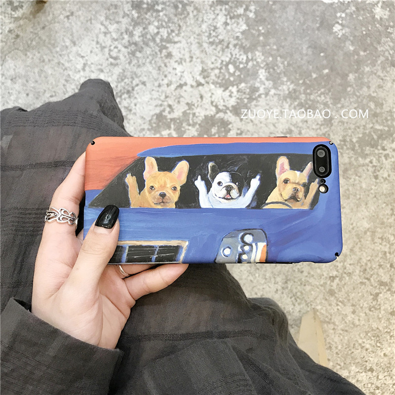 2017款搞怪狗狗vivoX7X9手机壳x7x9plus创意个性保护套日韩风潮男女款 X9plus老司机狗狗